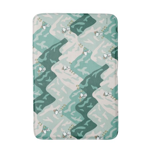 Snoopy Great Outdoor Pattern Badmat (Voorkant Verticaal)