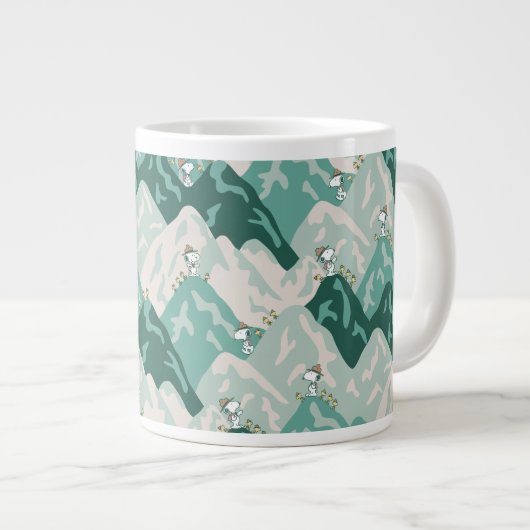 Snoopy Great Outdoor Pattern Grote Koffiekop (Voorkant rechts)