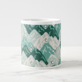 Snoopy Great Outdoor Pattern Grote Koffiekop (Voorkant)