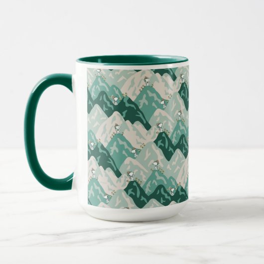 Snoopy Great Outdoor Pattern Mok (Links)
