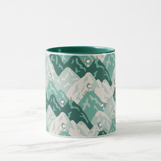 Snoopy Great Outdoor Pattern Mok (Midden)