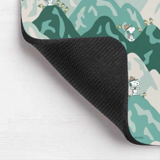 Snoopy Great Outdoor Pattern Muismat (Hoek)