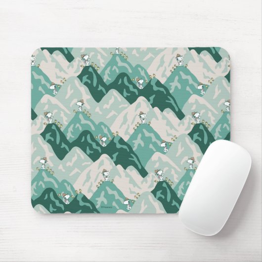 Snoopy Great Outdoor Pattern Muismat (Met muis)