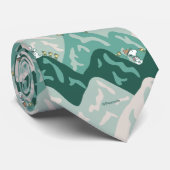 Snoopy Great Outdoor Pattern Stropdas (Opgerold)