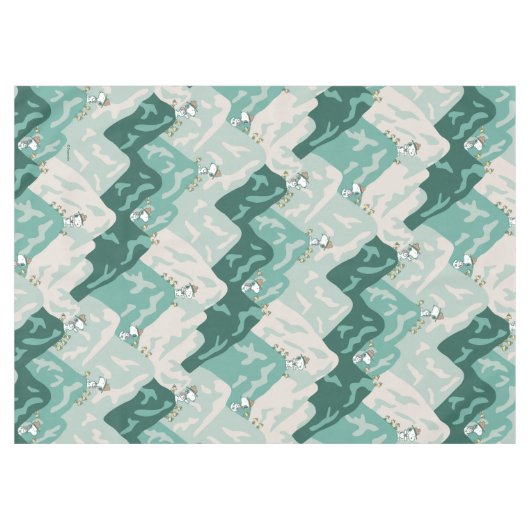 Snoopy Great Outdoor Pattern Tafelkleed (Voorkant (Horizontaal))