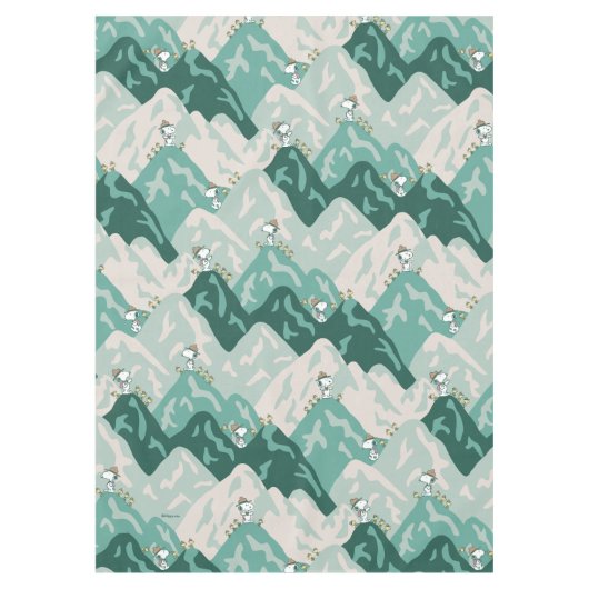 Snoopy Great Outdoor Pattern Tafelkleed (Voorkant)