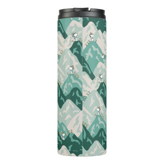 Snoopy Great Outdoor Pattern Thermosbeker (Achterkant)