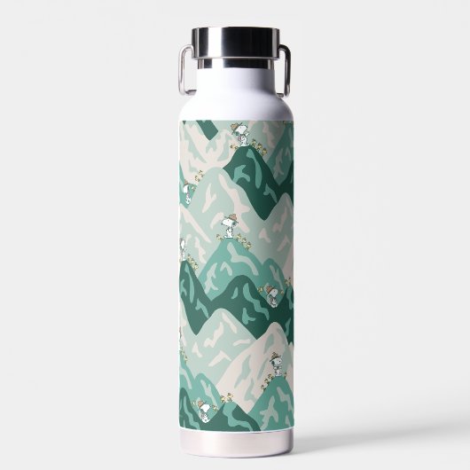 Snoopy Great Outdoor Pattern Waterfles (Voorkant)