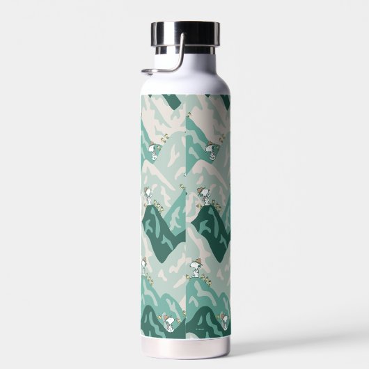 Snoopy Great Outdoor Pattern Waterfles (Rechts)