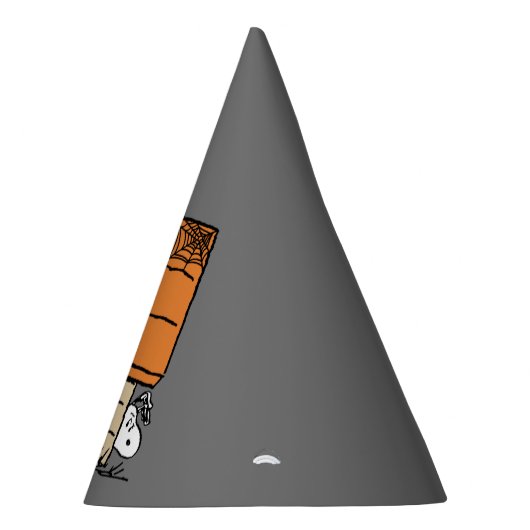 Snoopy Halloween Spin Web Doghouse Feesthoedjes (Rechts)