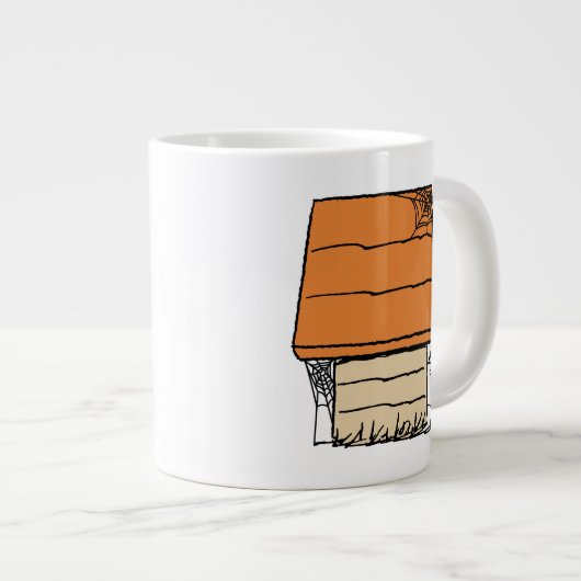 Snoopy Halloween Spin Web Doghouse Grote Koffiekop (Voorkant rechts)