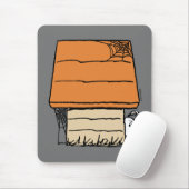 Snoopy Halloween Spin Web Doghouse Muismat (Met muis)