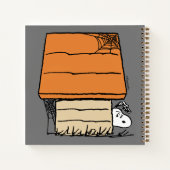 Snoopy Halloween Spin Web Doghouse Notitieboek (Achterkant)