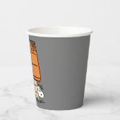 Snoopy Halloween Spin Web Doghouse Papieren Bekers (Links)