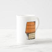 Snoopy Halloween Spin Web Doghouse Porselein Kop (Voorkant rechts)