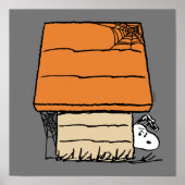Snoopy Halloween Spin Web Doghouse Poster (Voorkant)