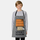 Snoopy Halloween Spin Web Doghouse Schort (Gedragen)