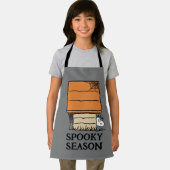 Snoopy Halloween Spin Web Doghouse Schort (Insitu)