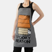 Snoopy Halloween Spin Web Doghouse Schort (Insitu)