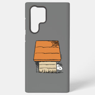 Snoopy Halloween Spinnenweb Hondenhok Samsung Galaxy Hoesje
