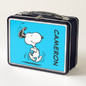 Snoopy Happy Dance | Jouw namen toevoegen (Voorkant)