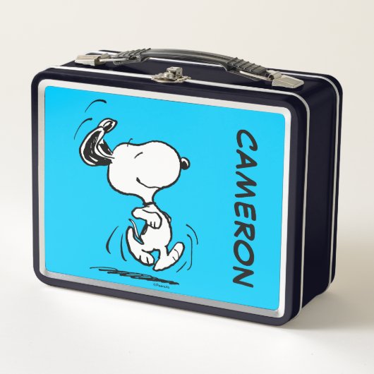 Snoopy Happy Dance | Jouw namen toevoegen (Voorkant)