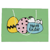 Snoopy - Happy Easter Groot Cadeauzakje (Achterkant)