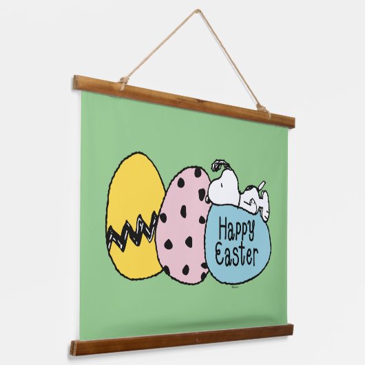 Snoopy - Happy Easter Hangend Wandkleed (Gebogen)