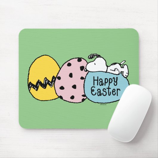 Snoopy - Happy Easter Muismat (Met muis)