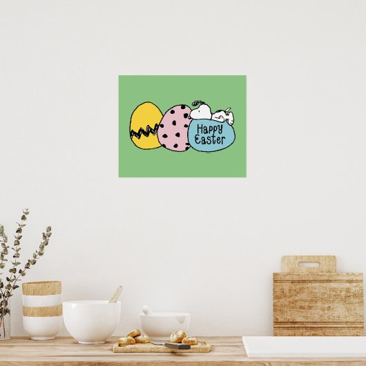 Snoopy - Happy Easter Poster (Keuken)