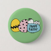 Snoopy - Happy Easter Ronde Button 5,7 Cm (Voorkant)