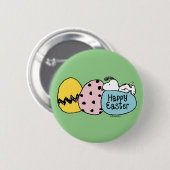 Snoopy - Happy Easter Ronde Button 5,7 Cm (Voorkant /achterkant)