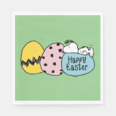 Snoopy - Happy Easter Servet (Voorkant)