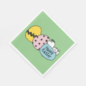 Snoopy - Happy Easter Servet (Hoek)