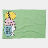 Snoopy - Happy Easter Theedoek (Horizontaal)