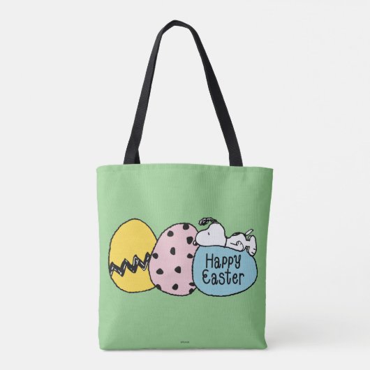 Snoopy - Happy Easter Tote Bag (Achterkant)