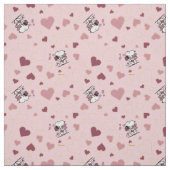 Snoopy Hartjes en Liebesbrieven Stof (Swatch)