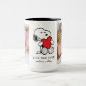 Snoopy Heart | Beste papa ooit - Foto Mok (Midden)