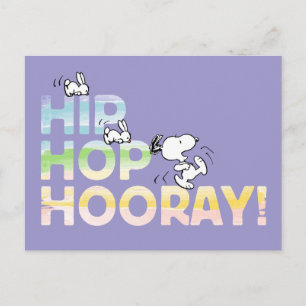Snoopy Hip Hop Hooray Easter Briefkaart
