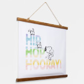 Snoopy Hip Hop Hooray Easter Hangend Wandkleed (Gebogen)