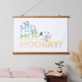 Snoopy Hip Hop Hooray Easter Hangend Wandkleed (Slaapkamer)