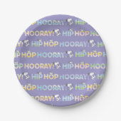 Snoopy Hip Hop Hooray Easter Papieren Bordje (Voorkant)
