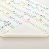 Snoopy Hip Hop Hooray Easter Sherpa Deken (3/4)