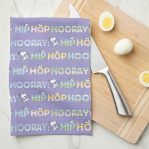 Snoopy Hip Hop Hooray Easter Theedoek
