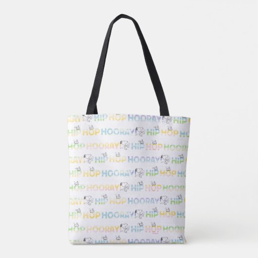 Snoopy Hip Hop Hooray Easter Tote Bag (Achterkant)