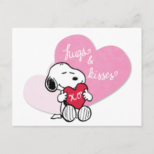 Snoopy Hugs & Kisses Briefkaart