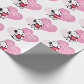 Snoopy Hugs & Kisses Cadeaupapier (Hoek)