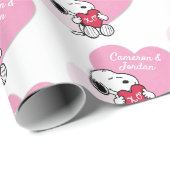 Snoopy Hugs & Kisses Cadeaupapier (Rol Hoek)