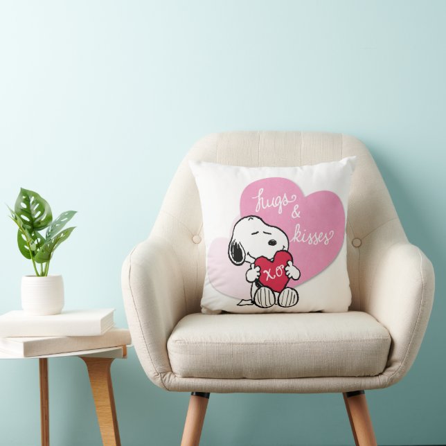 Snoopy Hugs & Kisses Kussen (Stoel)