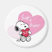 Snoopy Hugs & Kisses Magneet (Voorkant)